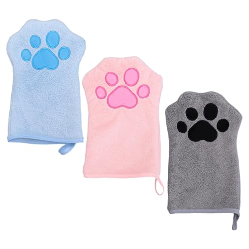 RELKLYU 3-Teiliges Handtuch Im Handschuhstil, Schnell Trocknendes Absorbierendes Handtuch, Haustierreinigungswerkzeuge, Tierpflegevorräte. RELKLYU 3-Teiliges Handtuch Im Handschuhstil, Schnell Trocknendes Absorbierendes Handtuch, Haustierreinigungswerkzeuge, Tierpflegevorräte. von RELKLYU