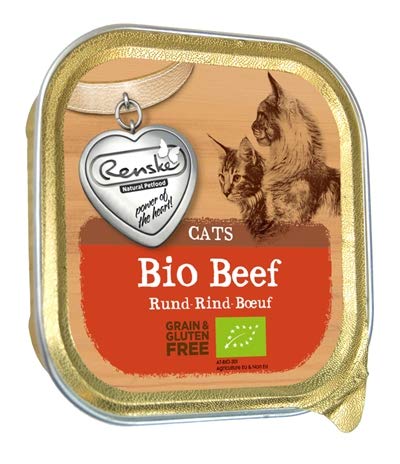 RENSKE Katzenfutter - biologisches Frischfleisch - Rind - 19x 85 g von RENSKE