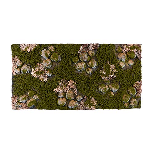 Terrarium Rückwand 3D Hintergrund Deko Naturlook Wald 116x58cm für 120x60cm Terrarien von REPITERRA