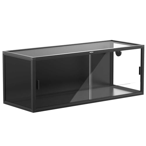 ReptiZoo PC + PVC Terrarium mit Glasschiebescheiben 122x46x46 cm (RKA0426) von REPTI ZOO