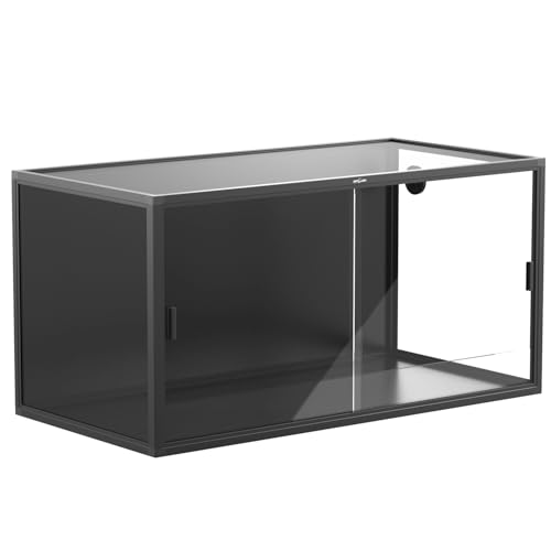 ReptiZoo PC + PVC Terrarium mit Glasschiebescheiben 122x61x61 cm (RKA0424) von REPTI ZOO