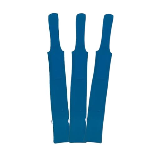 RESISTANCE Handgefertigte Lycra-Schwanztasche, 58,4 x 25,4 cm, Bänder, Nylon-Spandex-Material, schützt den Schwanz und hält den Schwanz sauber, Blaugrün (3 Stück) von RESISTANCE