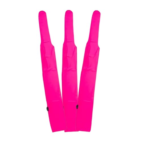 RESISTANCE Handgefertigte Lycra-Schwanztasche, 58,4 x 25,4 cm, Krawatten, Nylon-Spandex-Material, schützt den Schwanz und hält den Schwanz sauber, Rosa (3er-Pack) von RESISTANCE