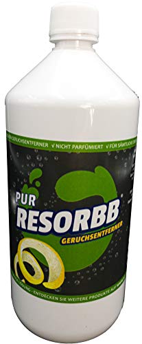 RESORBB® PUR Geruch- & Fleckweg 1l. + Sprühkopf Zur Geruchsneutralisierung sowie Fleckenentfernung von RESORBB