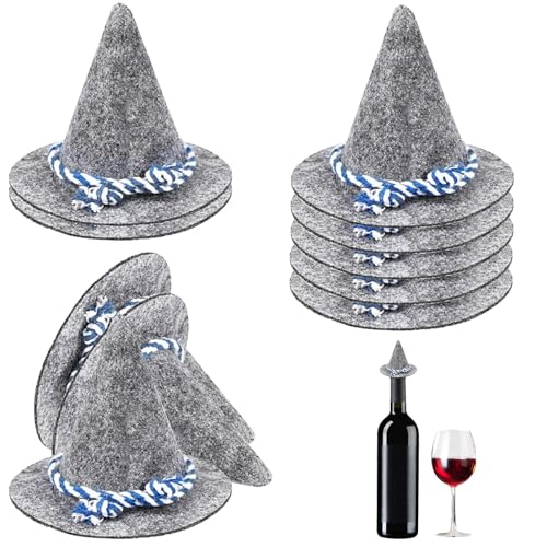 Eleganter Partyhut für Weinflaschen, stilvoller Filzhut für Haustier-Weinflaschen, bequem für verschiedene Größen, Partyausrüstung Eleganter Partyhut für Weinflaschen, stilvoller Filzhut für Haustier-Weinflaschen, bequem für verschiedene Größen, Partyausrüstung von RETUOLWAG