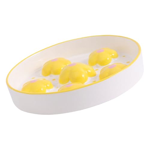 Handbemalter Slow Feeder Keramikschale Glatte Runde Schüssel Kreative Slow Feed Bowl Slow Feeder Katzen Schüssel Trockenfutter Handbemalter Slow Feeder Keramikschale Glatte Runde Schüssel Kreative Slow Feed Bowl Slow Feeder Katzen Schüssel Trockenfutter von RETUOLWAG