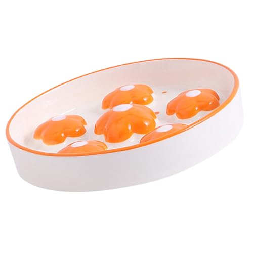 Handbemalter Slow Feeder Keramikschale Glatte Runde Schüssel Kreative Slow Feed Bowl Slow Feeder Katzen Schüssel Trockenfutter Handbemalter Slow Feeder Keramikschale Glatte Runde Schüssel Kreative Slow Feed Bowl Slow Feeder Katzen Schüssel Trockenfutter von RETUOLWAG