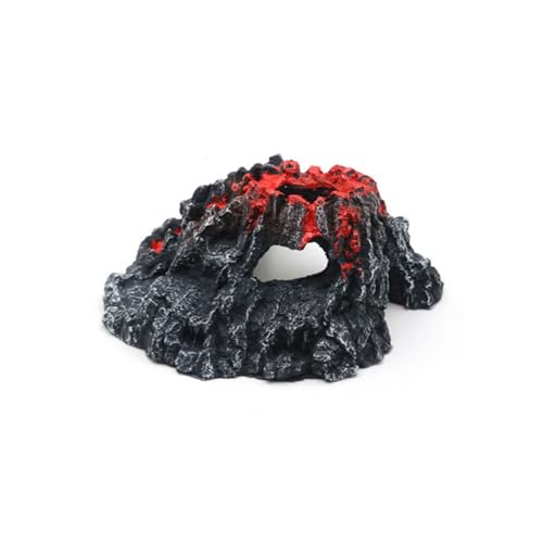 Harze für Aquarien, Vulkan, Aquarien, Halloween-Dekorationen, Blasen-Dekorationen für kreative Einrichtung, Harze, Aquarien, Vulkan-Ornamente von RETUOLWAG