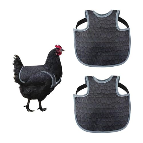 RETUOLWAG 2 x vielseitige Vogelausrüstung, Hähnchen-Rückenprotektoren für den Bauernhof, wasserdichte Hühner-Sättel, Schürze RETUOLWAG 2 x vielseitige Vogelausrüstung, Hähnchen-Rückenprotektoren für den Bauernhof, wasserdichte Hühner-Sättel, Schürze von RETUOLWAG