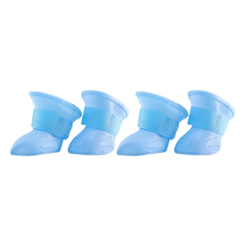 RETUOLWAG 4pcs Hundestiefel Outdoor Fußschutz Antislip Haustier Regenschuhe Laufschuhe wasserdichte Kleine TPE Stiefel Haustierschuhschuhe RETUOLWAG 4pcs Hundestiefel Outdoor Fußschutz Antislip Haustier Regenschuhe Laufschuhe wasserdichte Kleine TPE Stiefel Haustierschuhschuhe von RETUOLWAG