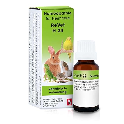 REVET H 24 Globuli für Heimtiere, Homöopathisches Arzneimittel für Heimtiere, freiverkäuflich, 10 g von ReVet