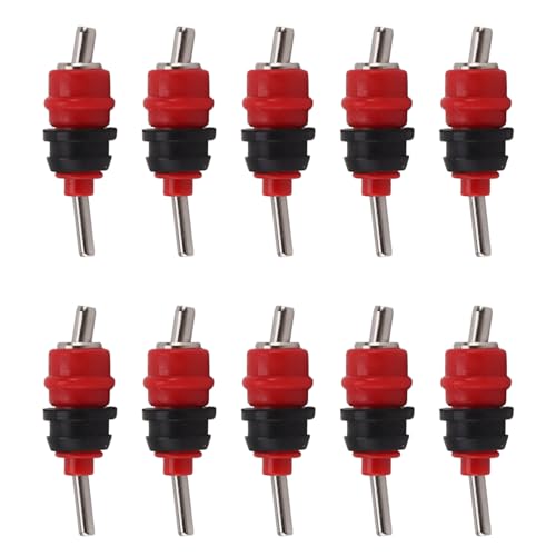 10pcs Automatic Chicken Water Nipple 360 Degree Poultry Drinking Water Feeder Long - Lasting Stainless Steel Leak Proof for Chicken Duck Hen Quail 10pcs Automatic Chicken Water Nipple 360 Degree Poultry Drinking Water Feeder Long - Lasting Stainless Steel Leak Proof for Chicken Duck Hen Quail von REXVTNS