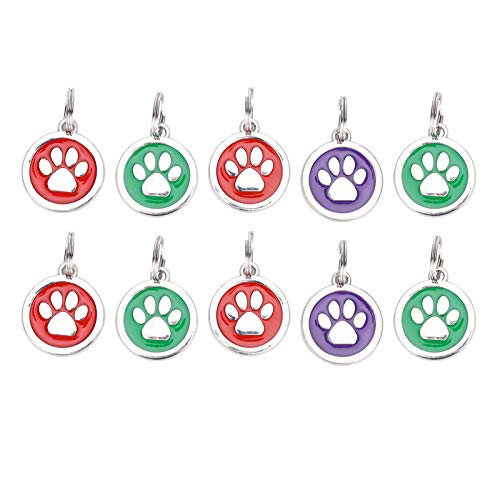 10pcs Pet ID Tags | Metal Hanging Tags for Cats & Dogs | Engraved Info/Lost Pet Recovery | Strong Stainless Steel, 2.5cm Compact Design 10pcs Pet ID Tags | Metal Hanging Tags for Cats & Dogs | Engraved Info/Lost Pet Recovery | Strong Stainless Steel, 2.5cm Compact Design von REXVTNS