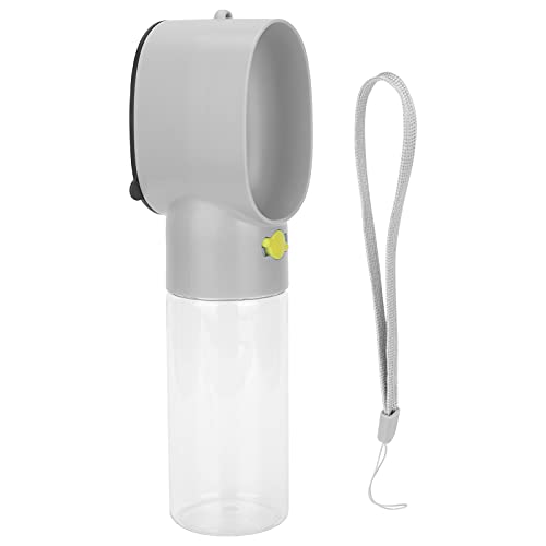 2 in 1 Pet Food & Water Cup | Portable Travel Feeder for Dogs/Cats | Leakproof Design with U - Shaped Food Tray | 500ML Water + 150ML Food Capacity | Safe PC Material (REXVTNSPf8rC-12) von REXVTNS