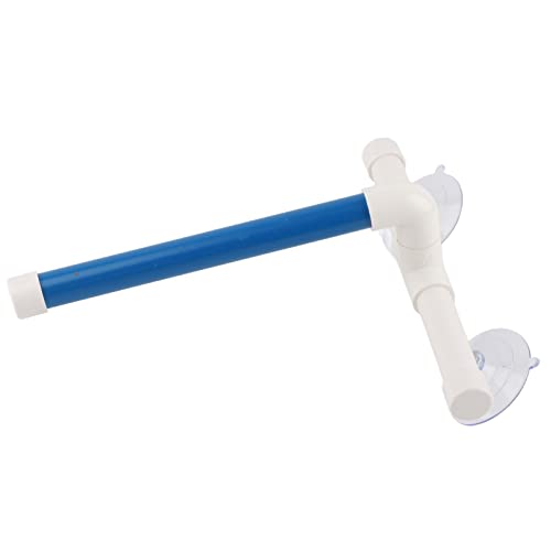 Bird Shower Perch with Suction Cups | PVC Bath Tube Stand for Parrots/Canaries/Lovebirds | Secure & Sturdy Pet Bathing Accessory | Easy to Install von REXVTNS