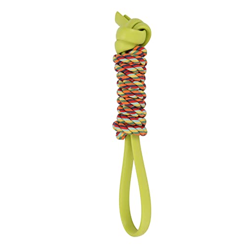 Dog Chew Rope Toys | Strong Bite Proof & Oral Care | Interactive Cotton Rope for Puppies/Small Dogs | Washable & Sturdy (Yellow Green) von REXVTNS