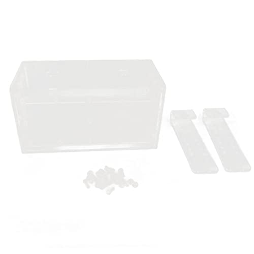 Fish Breeding Isolation Box | Transparent Mesh Side Aquarium Incubator | Guard Small Fish/Eggs | Acrylic Lid & Adjustable Hook | for Fish Tank Hatching (23 * 11 * 12CM) von REXVTNS
