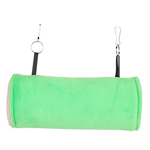 Hamster Tunnel Tube Toy | Flannel Hanging Bed for Small Pets/Hedgehogs/Birds | Warm & Comfortable Hideout with 2 Hooks | 8.3x2.8x2.8in von REXVTNS