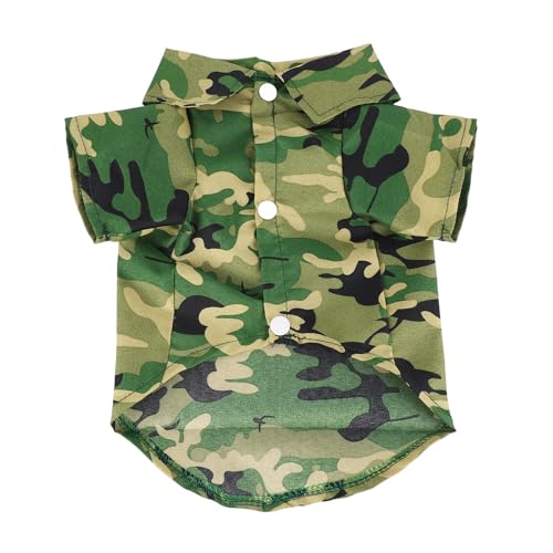 Hunde Sommerhemd | Haut - freundliches und atmungsaktives Polyester | Süßes Obstmuster Haustierkleidung für Frühling/Sommer | Maschinenwaschbar, kein Farbverlust (L) von REXVTNS
