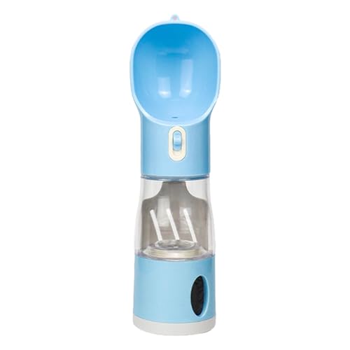 Leckfeste Haustierwasserflasche für Hunde | Tragbarer Hund Travel Water Container mit Lanyard | Lebensmittel- und Wasser -Trennungsdesign | Außenwanderung/Wander- / Reisebotten (REXVTNSk6BTNRxb-11) von REXVTNS