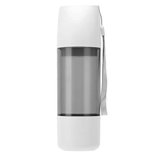 Portable Pet Water Bottle | 350ML Dog Water Container with Pop - Up Tray | Flat Shallow Water Cup for Hiking/Travel/Walking | Protective - Dirty ABS Design von REXVTNS