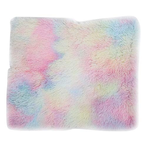 REXVTNS 2 in 1 Katzenbett & Mat | Plüschkissen & atmungsaktives Haus für Katzen/kleine Hunde | Sichern Sie den Boden für Fliesen- und Holzböden | 4 cm Krawatte - Farbstoff Plüsch, von REXVTNS