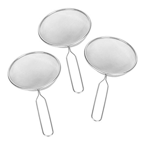 REXVTNS 3pcs Stainless Steel Litter Scooper | Dung Shovel for Tortoise/Lizard/Reptiles | High Density Mesh Sand Maintainer | Rustproof & Resilient Pet Care Tool von REXVTNS