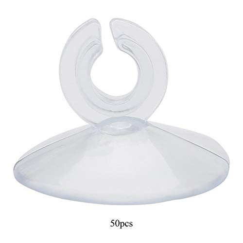 REXVTNS 50pcs Aquarium Sucker Clips | Fish Tank Hose Holder for Oxygen Pump/Airline Tube/Cable | Transparent Rubber Clamps with Secure Strong Suction | Tough Water - Protective Design REXVTNS 50pcs Aquarium Sucker Clips | Fish Tank Hose Holder for Oxygen Pump/Airline Tube/Cable | Transparent Rubber Clamps with Secure Strong Suction | Tough Water - Protective Design von REXVTNS