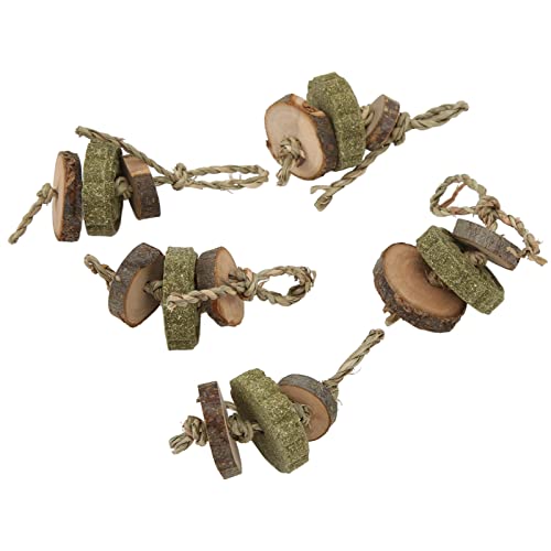 REXVTNS 5Pcs Rabbit Chewing Grass Cake Skewers | Selected Fruitwood & Grass Rope | Safe Wholesome Snack Toys for Pet Rabbits/Hamsters | Aids Digestion & Discourages Cage Chewing REXVTNS 5Pcs Rabbit Chewing Grass Cake Skewers | Selected Fruitwood & Grass Rope | Safe Wholesome Snack Toys for Pet Rabbits/Hamsters | Aids Digestion & Discourages Cage Chewing von REXVTNS