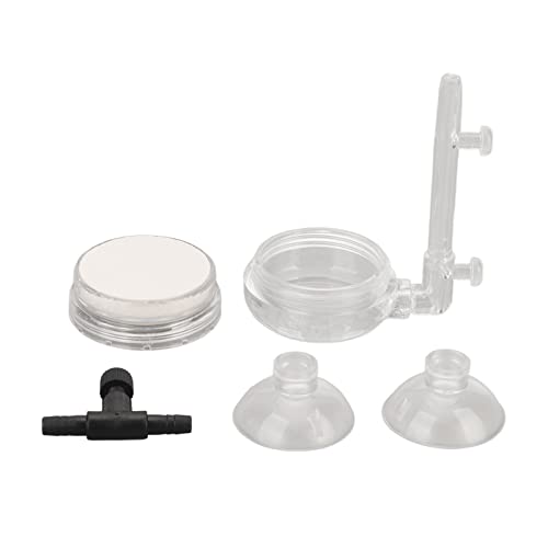 REXVTNS Aquarium Bubble Stone Diffusor | Niederdruck transparentes Glas Sauerstoffraffiner für Fischbehälter/Hydroponik | Einstellbare Durchflusspumpe, 2 Saugnäpfe REXVTNS Aquarium Bubble Stone Diffusor | Niederdruck transparentes Glas Sauerstoffraffiner für Fischbehälter/Hydroponik | Einstellbare Durchflusspumpe, 2 Saugnäpfe von REXVTNS