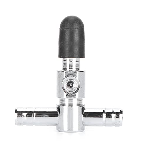 REXVTNS Aquarium Flow Control Valve | Stainless Steel Fish Container Accessories | 2/4 / 5 - Head Oxygen Regulator for Aquariums/Fish Containers | Manual Adjustable 0 - Full Flow (One hat) von REXVTNS