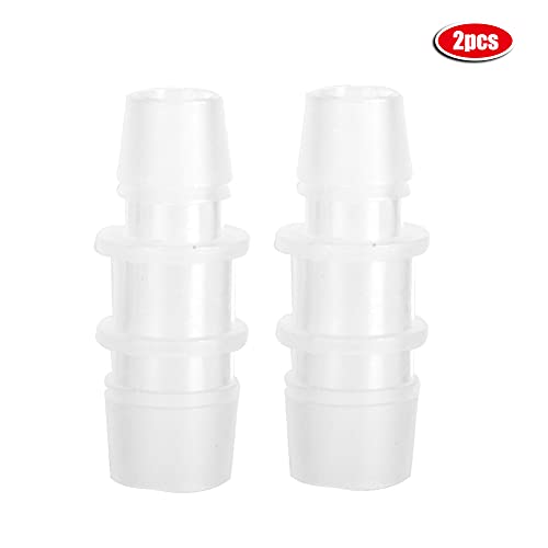 REXVTNS Aquarium Hose Adapter Connector | Plastic Variable Diameter Fitting for Water Pump/Fish Tank | 5 Sizes 8mm - 20mm | Safe Long - Lasting Accessories (16mm/20mm Interchange 2 Packs) von REXVTNS