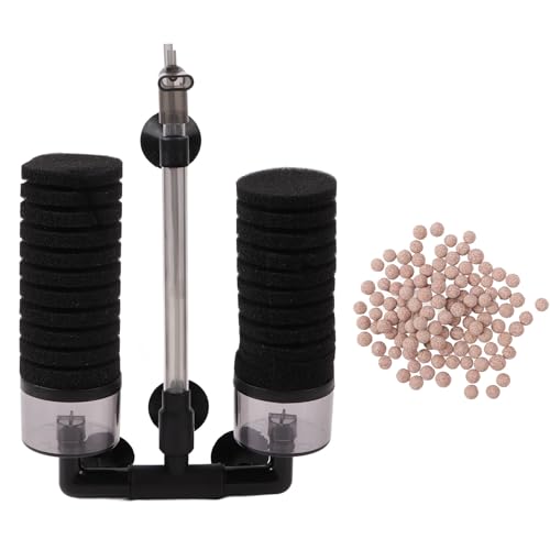 REXVTNS Aquariumschwammreiniger | Starke Adsorption für Fischumwelt/Mini -biochemisches Wassersystem | Ruhige pneumatische Verarbeitung mit Reinigungskomponenten (YU-229A) von REXVTNS