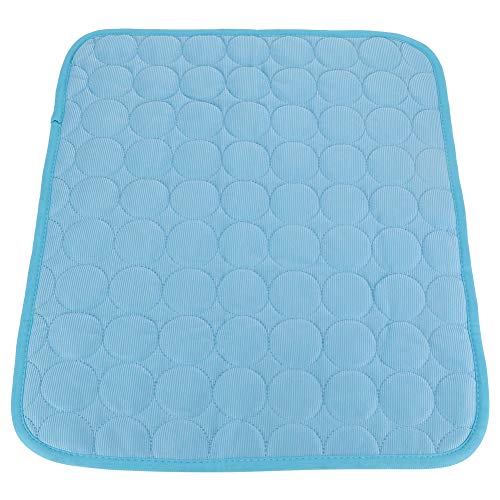 REXVTNS Auto Cooling Mat for Dogs & Cats | Ice Silk Top with Breathable Mesh | Pet Cooling Bed for Warm/Hot Weather/Cages | Machine Washable & Non - Deformable (L) von REXVTNS