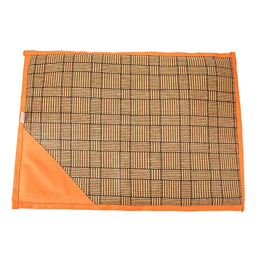 REXVTNS Bambusfaser -Haustiermatte | & Atmungsaktives Hundebettpad | Sommereiskissen für den Innen- / Außenbereich | Soft & Long - mit Schwammschicht | 6 Abmessungen verfügbar (L50*63) von REXVTNS