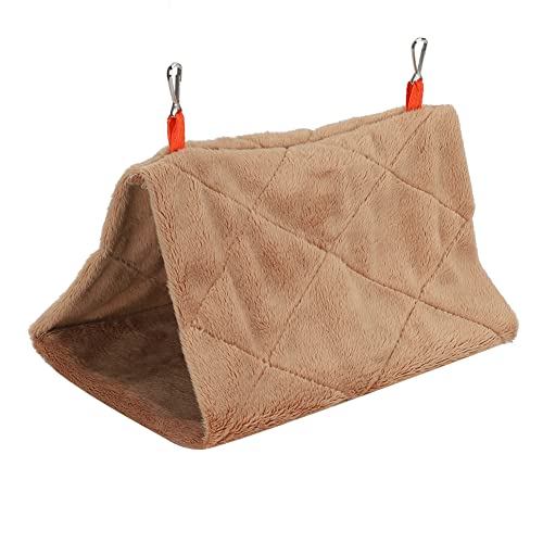 REXVTNS Baumwoll -Haustier -Hängematte & Rastplatz | Warmes Hängshaus für Hamster/Zuckergleiter/Vogel | DREI -Seiten -Design mit Hook | 3 Größen und 2 Typen (L(330 X 184mm / 12.99 X 7.24in)) von REXVTNS