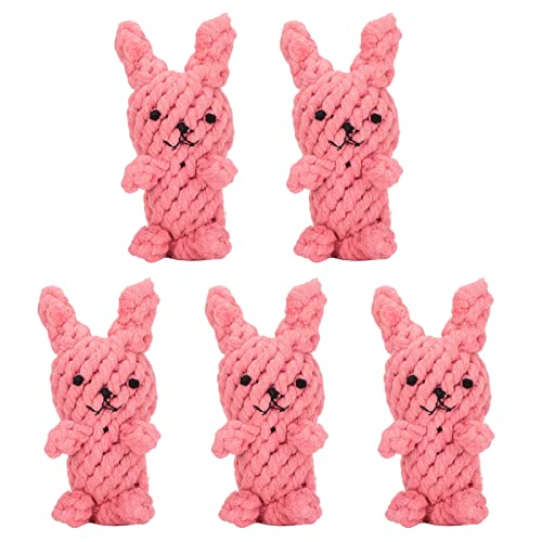 REXVTNS Baumwollseilhund -Kauen -Spielzeug 5pcs | Bite Stabil Kaninchenspielzeug für kleine/mittlere/große Hunde | Sicheres orales Kauspielzeug für Zähnepflege und Training REXVTNS Baumwollseilhund -Kauen -Spielzeug 5pcs | Bite Stabil Kaninchenspielzeug für kleine/mittlere/große Hunde | Sicheres orales Kauspielzeug für Zähnepflege und Training von REXVTNS