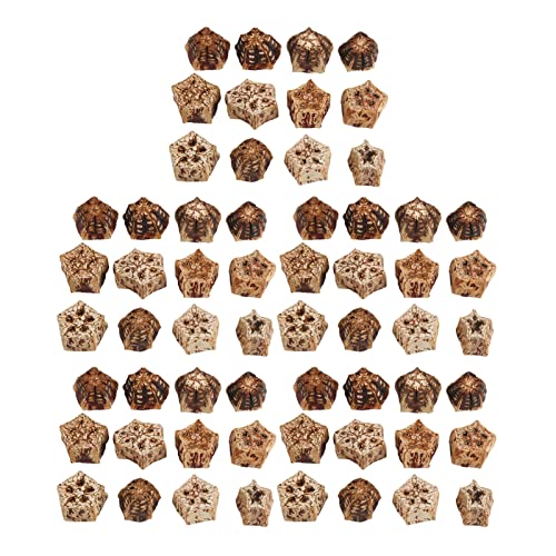 REXVTNS Bird Chewing Blocks | 5 - Pointed Star Shape Beak Grinding Toy | Organic Nuts for Parrots/Lovebirds/Cockatiels | Safe Boredom Relief & Cage Decor von REXVTNS