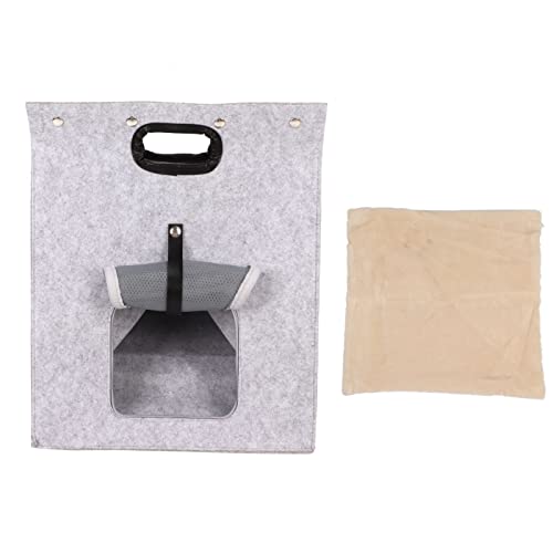 REXVTNS Felt Cat Bag for Small Cats & Dogs | Removable Washable Foldable Pet Carrier | Breathable Mesh Panel/Portable Design | PU Handles, 22lb Capacity REXVTNS Felt Cat Bag for Small Cats & Dogs | Removable Washable Foldable Pet Carrier | Breathable Mesh Panel/Portable Design | PU Handles, 22lb Capacity von REXVTNS