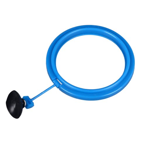 REXVTNS Fish Feeding Ring with Suction Cup | Prevents Water Turbulence & Food Waste | Floating Fish Food Feeder for Containers/Bowls/Ponds | Easy to Install & Adjustable (Round) von REXVTNS