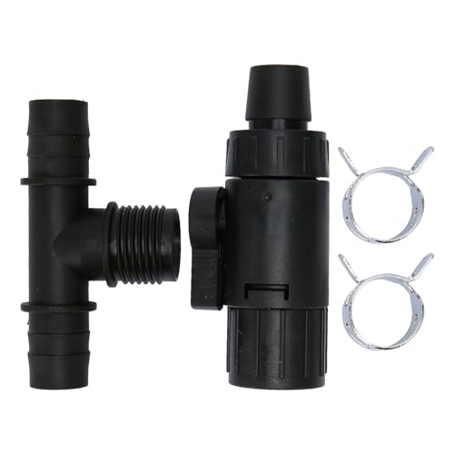 REXVTNS Fish Tank Water Changer | 3 Way Fact Adapter with Valve | Adjustable Dispersion for Aquarium/Water Change | Sturdy PP & Metal (16MM) von REXVTNS