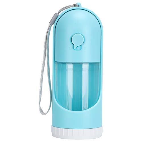 REXVTNS Foldable Pet Water Bottle | Portable Travel Cup for Dogs & Cats | One - Click Lock & Container | 7.1in Extendable Design with Mesh | Reusable & Compact (Telescopic Water Cup Blue) von REXVTNS