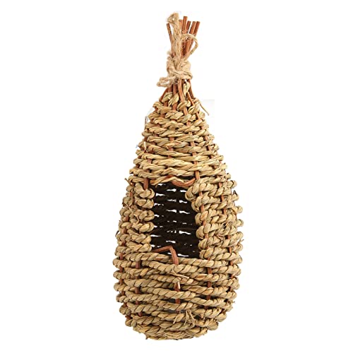 REXVTNS Grass Woven Bird House | Authentic Hand Woven Hummingbird Shelter for Outdoor/Garden/Patio | Secure & Environmentally Conscious Straw Material | Cozy Retreat for Small Birds REXVTNS Grass Woven Bird House | Authentic Hand Woven Hummingbird Shelter for Outdoor/Garden/Patio | Secure & Environmentally Conscious Straw Material | Cozy Retreat for Small Birds von REXVTNS