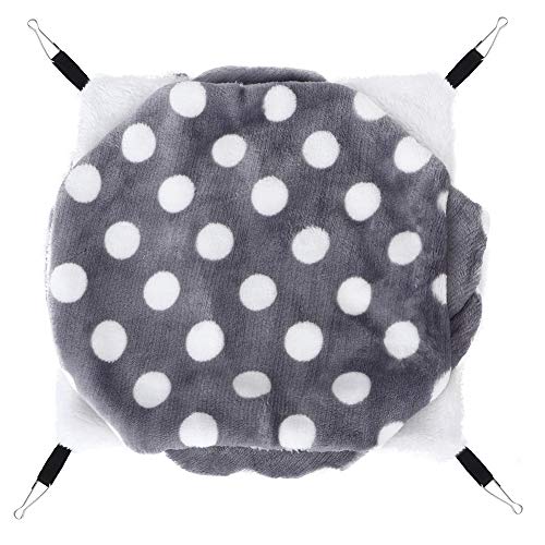 REXVTNS Gray Flannel Hamster Hammock | 3 - Layer Hanging Bed House for Small Pets | Warm Shelter for Chinchilla/Sugar Glider/Dwarf Hamster | Soft & Sturdy REXVTNS Gray Flannel Hamster Hammock | 3 - Layer Hanging Bed House for Small Pets | Warm Shelter for Chinchilla/Sugar Glider/Dwarf Hamster | Soft & Sturdy von REXVTNS