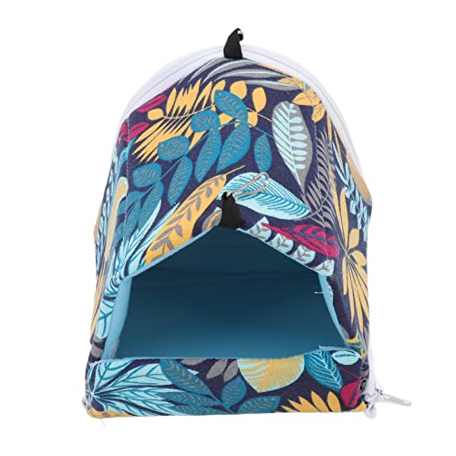 REXVTNS Hamster Bed | Soft & Warm Hanging House for Small Pets | Washable Fleece Lining | Removable Shelter for Rabbits/Birds/Sugar Gliders | 2 - Piece Design (17 * 15CM) von REXVTNS