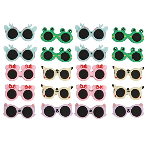 REXVTNS Haustierhaarbögen & Clips | 20pcs niedliche Hund/Katzenhaarzubehör | Lustige Pflegestifte für Party/Hochzeit/tägliche Verwendung | Modisches und Komfortables Design von REXVTNS