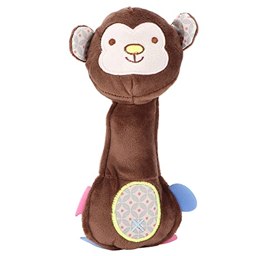 REXVTNS Hundeplüschspielzeug | Biss - robuste und quietschende Kauspielzeug für kleine/mittlere/große Hunde | Mundpflege & Stressabbau | Weiches Plüschmaterial (Monkey) von REXVTNS