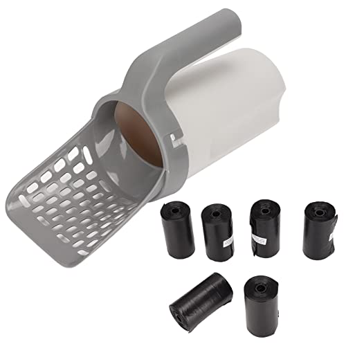 REXVTNS Leakproof Cat Litter Scoop with Bin | Integrated Shovel & Waste Container | PP Scoop for All Litter Types/Home Use | 6 Litter Bags REXVTNS Leakproof Cat Litter Scoop with Bin | Integrated Shovel & Waste Container | PP Scoop for All Litter Types/Home Use | 6 Litter Bags von REXVTNS