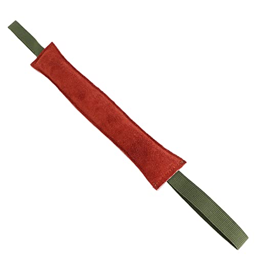 REXVTNS Leather Dog Tug Toy | Sturdy Bite Training Rod with Dual Handles | Tear - Strong Chew Toy for Aggressive Chewers/Puppy Training | Interactive Play for Dogs 26 Inch REXVTNS Leather Dog Tug Toy | Sturdy Bite Training Rod with Dual Handles | Tear - Strong Chew Toy for Aggressive Chewers/Puppy Training | Interactive Play for Dogs 26 Inch von REXVTNS