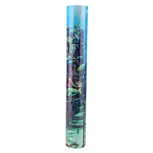 REXVTNS PVC Aquarium Hintergrundaufkleber | Unterwasserkorallen -Szene Wanddekoration für Fischgehäuse/Terrarium | Safe & Water - | 5 Größen, leicht zu bewerben und abzuheben (61 * 41cm) von REXVTNS